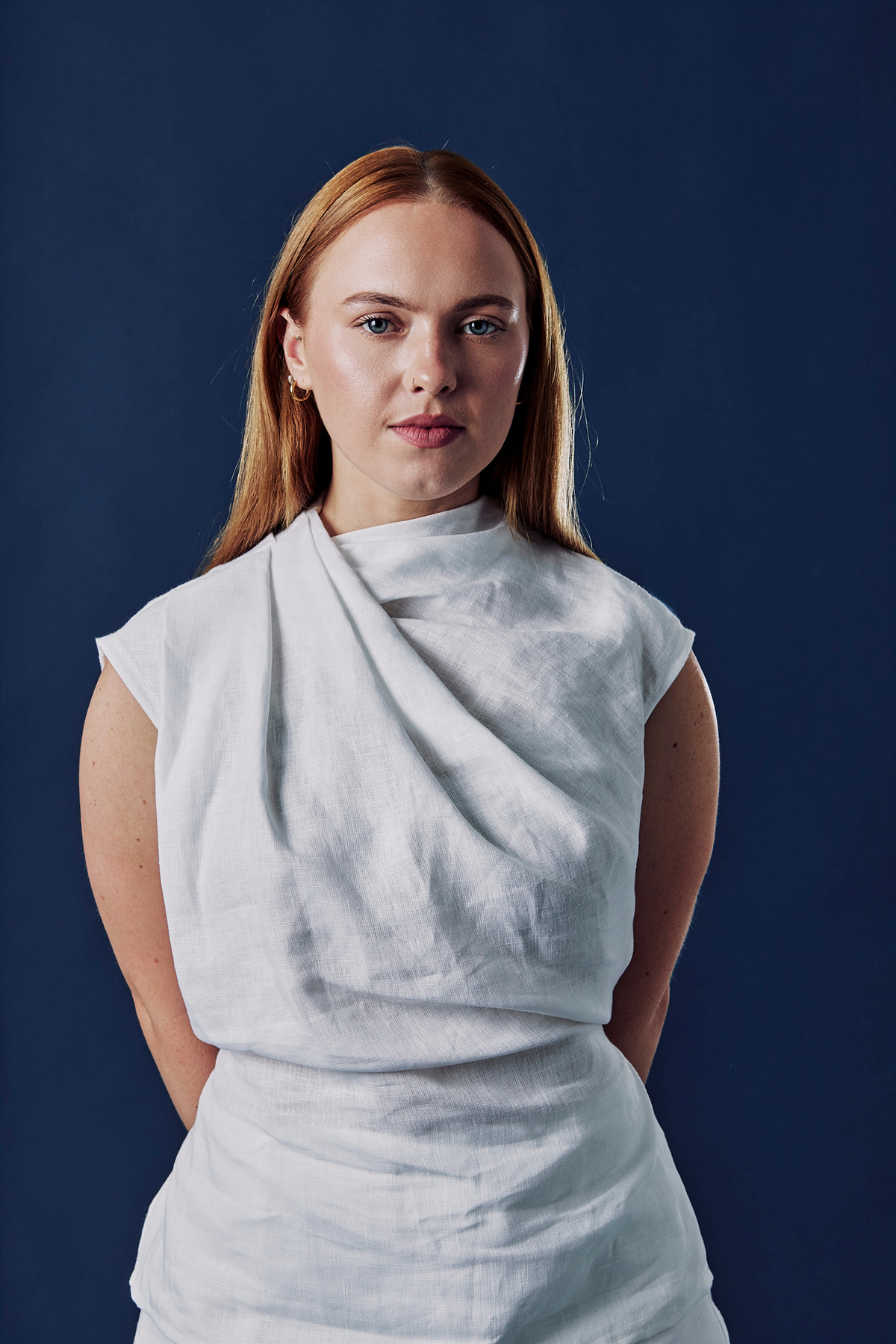 Oxeye Top in White